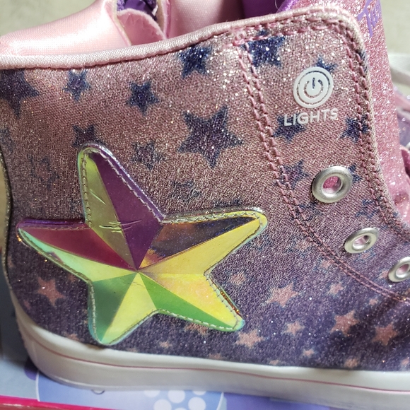 Skecher Light Up Twinkle Toes size 3 kid NEW in box - Picture 7 of 8